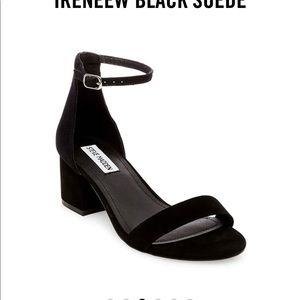 Steve Madden Irenee Single strap sandals black suede